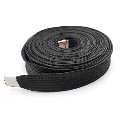 EASYFA Black Braided Flexible Carbon Fiber Sleeving 4 to 40mm Sleeves High Density Tightly Shield Wire Cable Tube Sheath Sleeve(10MM*10 M)