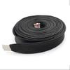 EASYFA Black Braided Flexible Carbon Fiber Sleeving 4 to 40mm Sleeves High Density Tightly Shield Wire Cable Tube Sheath Sleeve(10MM*10 M) view 1