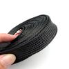 EASYFA Black Braided Flexible Carbon Fiber Sleeving 4 to 40mm Sleeves High Density Tightly Shield Wire Cable Tube Sheath Sleeve(10MM*10 M) view 2