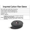 EASYFA Black Braided Flexible Carbon Fiber Sleeving 4 to 40mm Sleeves High Density Tightly Shield Wire Cable Tube Sheath Sleeve(10MM*10 M) view 3