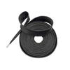 EASYFA Black Braided Flexible Carbon Fiber Sleeving 4 to 40mm Sleeves High Density Tightly Shield Wire Cable Tube Sheath Sleeve(10MM*10 M) view 4