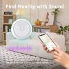 3YKaital Air Tracker 1 Pack,Item Locator with Sound Remind, Bluetooth & GPS Tracking Device for Key,Luggage,Backpack,Wallet and Pet,Works with Apple Find My (iOS Only)-Yellow view 3