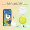 3YKaital Air Tracker 1 Pack,Item Locator with Sound Remind, Bluetooth & GPS Tracking Device for Key,Luggage,Backpack,Wallet and Pet,Works with Apple Find My (iOS Only)-Yellow view 4
