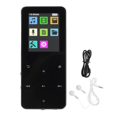 MP3 Player with 1.8 Inch TFT Touch Screen, Lossless Sound MP3 Player, HiFi Music Player Electronic Book 8H Working Time MP3 Music Player for Daily Use (4GB)