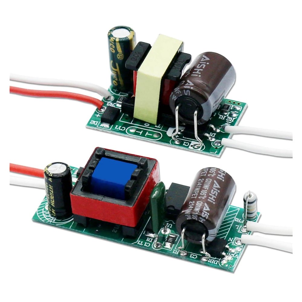 SNGXRFHD LED Isolation Driver 2-3W 3-5W 4-7W 8-12W 12-18W 18-24W 250mA5% LED Downlight Spotlight Bulb Driver Power Supply Lighting Transformer(4-7W DC15-25V)
