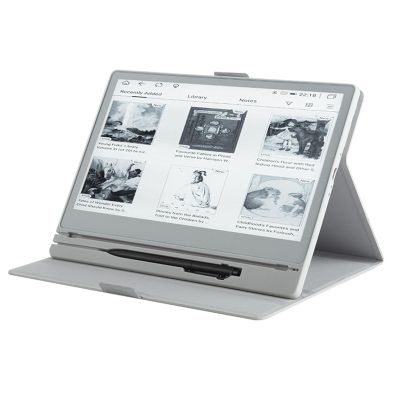E-Book Reader with Large E-Ink Screen 10.8, Android 11, Audio Books, Micro-SD Slot, Glare-Free Touchscreen, Adjustable Brightness
