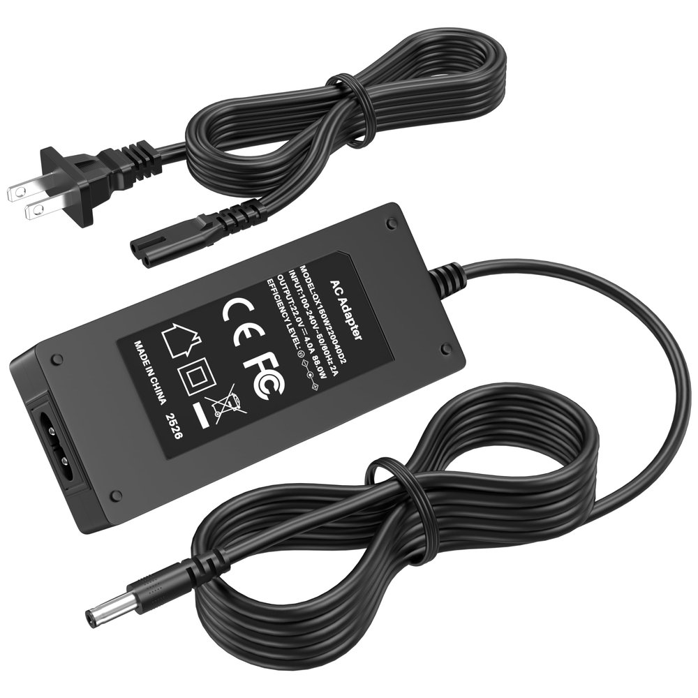 22V 4A Speaker Charger Replacement Fit for Skullcandy Barrel Bluetooth Boombox XT Party Wireless Speaker Power Cord Plug AC Adapter for Skullcandy 2SKSK1849 Skull candy 11.1V 4400mAh 60W 2SKAC1890B0W2