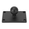 1 Inch Ball Mount Universal Aluminum Alloy AMPS Square Plate, Compatible with RAM Mounts B Size Ball Double Socket Arms, Sturdy 6061 T6 Material, Non Slip Rubber Ball, Industry view 1