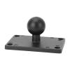 1 Inch Ball Mount Universal Aluminum Alloy AMPS Square Plate, Compatible with RAM Mounts B Size Ball Double Socket Arms, Sturdy 6061 T6 Material, Non Slip Rubber Ball, Industry view 4