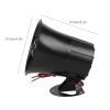 KooingTech 110dB Siren Alarm, 4 x 4.2 in Security Horns Sirens, IP65 Waterproof 12V Siren Horn Suitable for Alarm Host Gas Leak Alarms Infrared Peripheral Alarms Equipment view 2