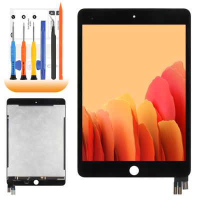 for iPad mini 5 Screen Replacement for iPad mini 5 5th LCD A2126 A2124 A2133 LCD Digiitzer Touch Screen Assembly Repair Parts (Black)