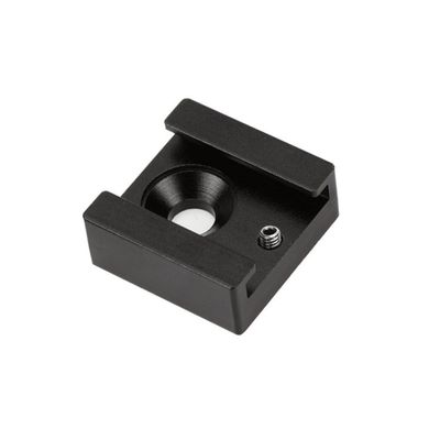 LIFKICH 2pcs Cold Shoe Flash Mount Adapter Multifunctional Quick Release Bracket for Cameras Clamping Style Compatible Flash Units Black