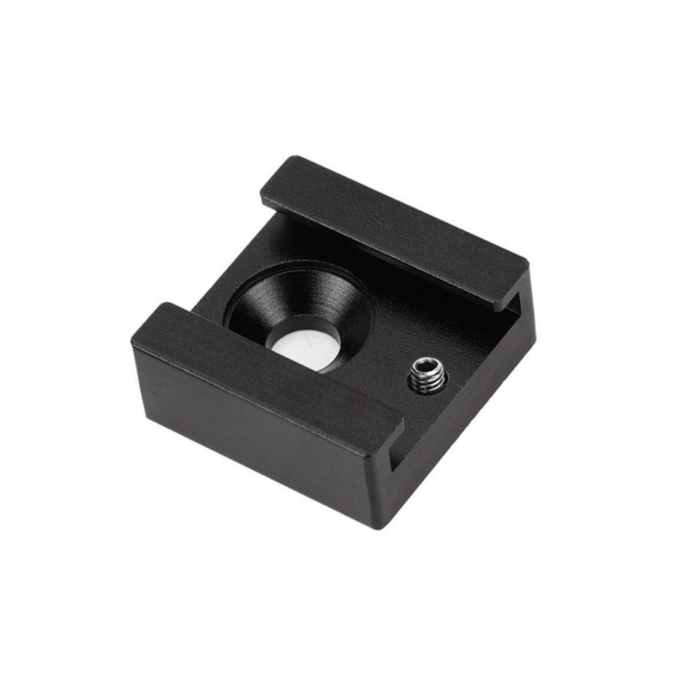 LIFKICH 2pcs Cold Shoe Flash Mount Adapter Multifunctional Quick Release Bracket for Cameras Clamping Style Compatible Flash Units Black