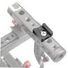LIFKICH 2pcs Cold Shoe Flash Mount Adapter Multifunctional Quick Release Bracket for Cameras Clamping Style Compatible Flash Units Black view 2