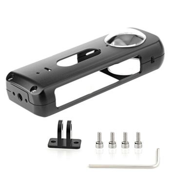 Action Camera Protective Case Cage Rig Alloy Protection Frame with 1/4 Screw Port for Insta360 X3 Camera