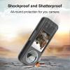 Action Camera Protective Case Cage Rig Alloy Protection Frame with 1/4 Screw Port for Insta360 X3 Camera view 3