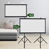 100inch Projector Screen with Tripod, Wall or Stand Mount, 16:9 HD, 120inch Portable Projector Screen for Home Theater, Outdoor, Indoor(100 inch) view 3