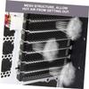 CAXUSD 60pcs Computer Case Ventilation Plate Mesh Pci Slot Cover Cooling Fan Chassis Bits Block for Matx ATX view 2