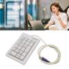 Tyenaza Mechanical Numpad, 21 Keys USB Numpad, Linear Action Switch ABS Plug and Play Wired Numpad, for Office Bank Accountant view 3