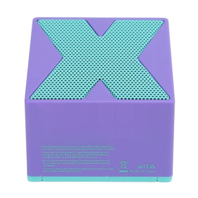 ASHATA Tiny Mini Speaker, Cute Speaker, IP54 Water Portable Speaker with True Stereo for Men Women Boys Girls Teens (#2)