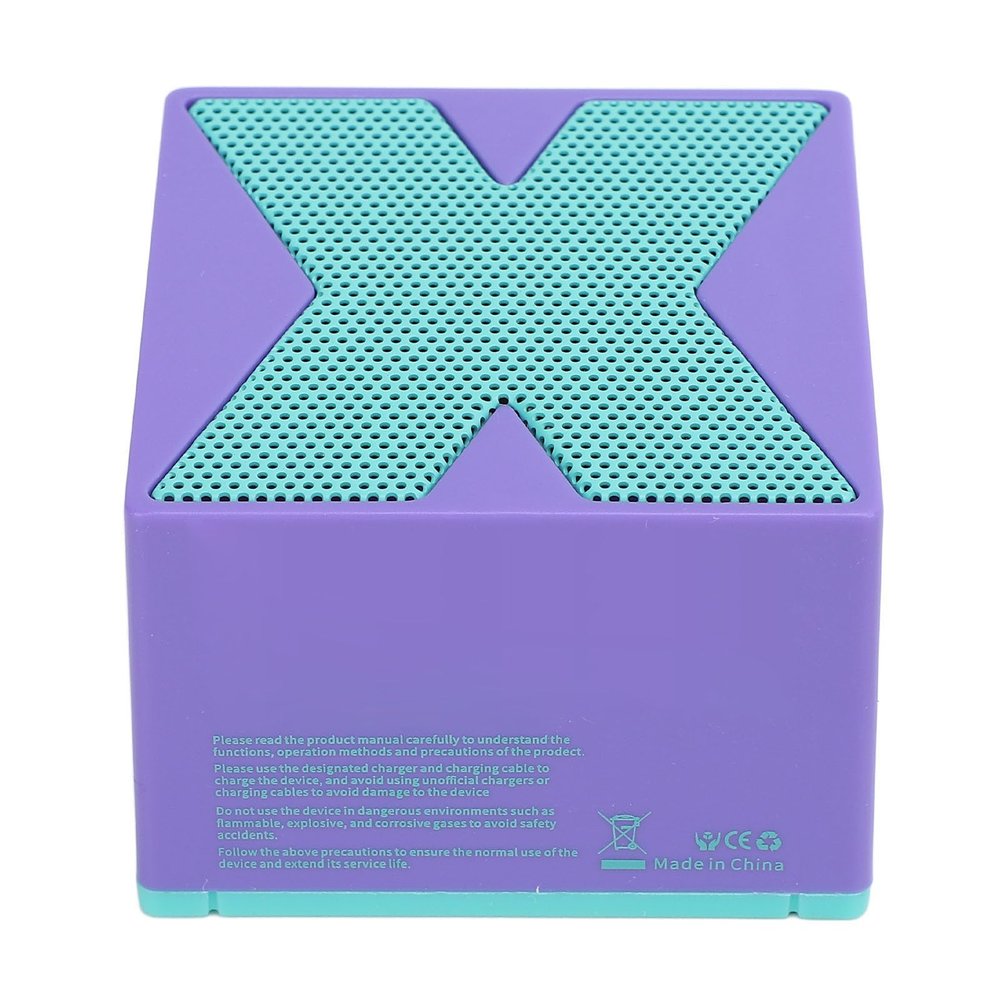 ASHATA Tiny Mini Speaker, Cute Speaker, IP54 Water Portable Speaker with True Stereo for Men Women Boys Girls Teens (#2)