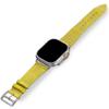 Handcrafted Alligator Leather Watch Straps  Unique Grain, Genuine Leather Bands for Apple Watch Series 1-9 & SE  Premium Accessories for 38-49mm Models (Xanthic, Apple Watch 41mm) view 1