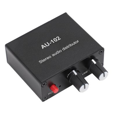 2 Channel Sound Amplifier, Dual Channel Signal, Independent Control Stereo Sound Distributor, Excellent Output, Mini Size, Widely Compatible, High Performance MP3, Speakers