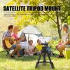 Tripod Mount for Mini, Heavy Duty Adjustable Mounting Kit with Pipe Adapter & 1/4 Inch Nut, Outdoor Portable Tripod Stand for Camping, RV Travel view 2