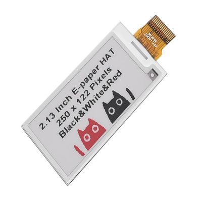 2.13-Inch E-Ink Display, Fits Raspberry Pi/Arduino, 250x122 Resolution RBW E-Paper Screen for Digital Labels, Industrial Instruments, and Conference Tags