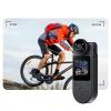 2K Body Worn Camera, 180 Rotatable Lens, 140 Wide Angle, Motion Detection, IR Cut Night, for Motorcycle, Property Security, Delivery Workers, Magnet, 1.5 Inch Screen view 3