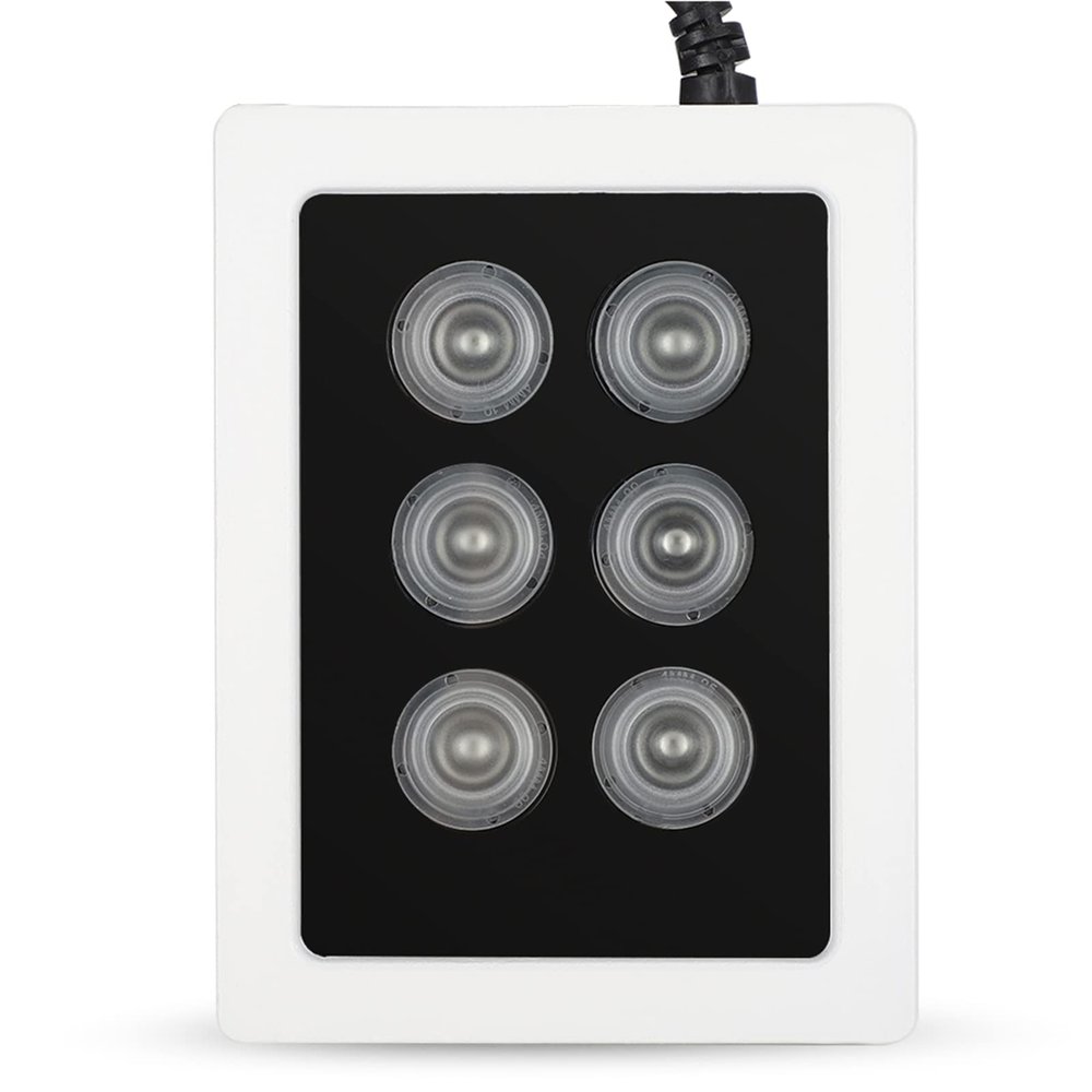 Phefop Infrared Fill Light, 2.0-Thick Aluminum Substrate IR Illuminators, 6cs HighPower Infrared Lights for Surveillance Lighting