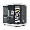 Hyte Y70 Touch Infinite Dual Chamber ATX Mid Tower Modern Aesthetic Case with Integrated 2.5K LCD Touchscreen - Panda/White view 1