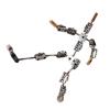 1:8 Proportional Adult Skeleton Kit, DIY Stop Motion Armature Kits, Stainless Steel Stop Motion Puppet, Metal Puppet Figure for Animation Character Design and Creation(17cm) view 3