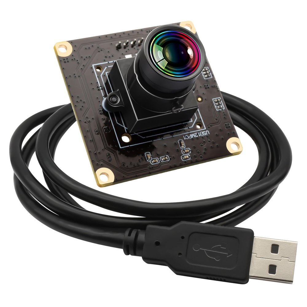 120fps USB Camera Module Wide Angle 100degree Low Distortion Lens Webcam Board for Laptop 11.6mp Lightburn CAMERA Mini UVC USB2.0 High Speed PC CaM Industrial USB Security Webcamera for Computer