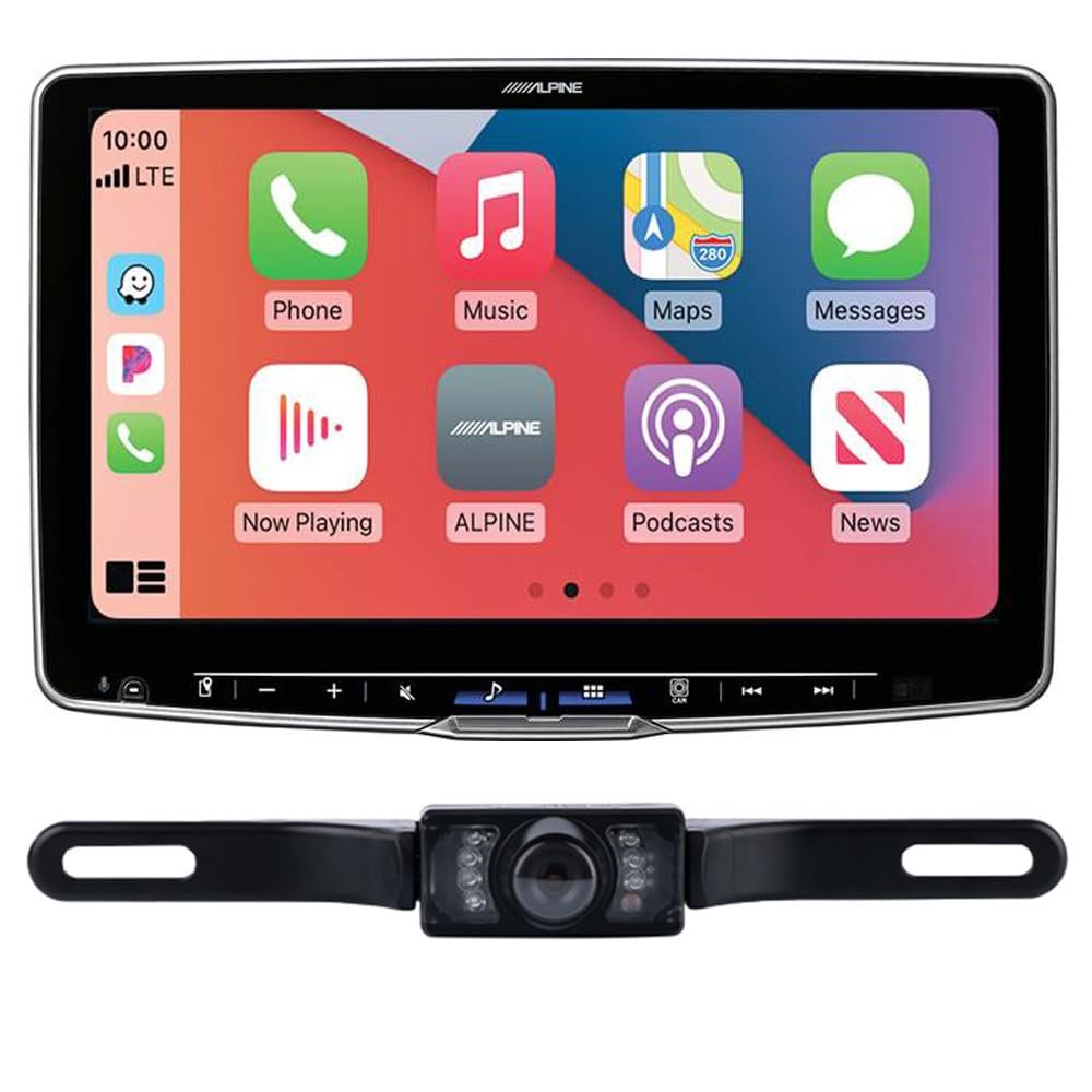 Alpine Halo11 ILX-F511 11" Digital Multimedia Receiver with DICA License Plate Camera