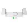Secure 150 Feet Cable with Ethernet Adapter Mount, Cable Caddy, Aluminum Alloy Wall Mount for Neat Cable Management, Simple and Elegant Decoration view 1