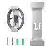 Secure 150 Feet Cable with Ethernet Adapter Mount, Cable Caddy, Aluminum Alloy Wall Mount for Neat Cable Management, Simple and Elegant Decoration view 4