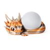 Dragon Stand for Echo Dot 4th/5th Gen, 3D Printed Smart Speaker Holder and Exquisite Desktop Decoration (Gold Bronze)