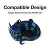 Dragon Stand for Echo Dot 4th/5th Gen, 3D Printed Smart Speaker Holder and Exquisite Desktop Decoration (Gold) view 2