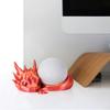 Dragon Stand for Echo Dot 4th/5th Gen, 3D Printed Smart Speaker Holder and Exquisite Desktop Decoration (Gold) view 4