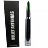 50 Caliber Chrome with Green Tip Bullet Antenna for All Ford F150 F250 F350 F450 F550 Platinum King Ranch Raptor XL XLT Lariat (Green) view 1