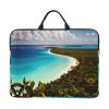 SamLng island of cuba 14in Laptop Case Sleeve Bag Shoulder Messenger Briefcase Carrying Handle and Accessory Pocket view 1
