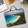 SamLng island of cuba 14in Laptop Case Sleeve Bag Shoulder Messenger Briefcase Carrying Handle and Accessory Pocket view 3