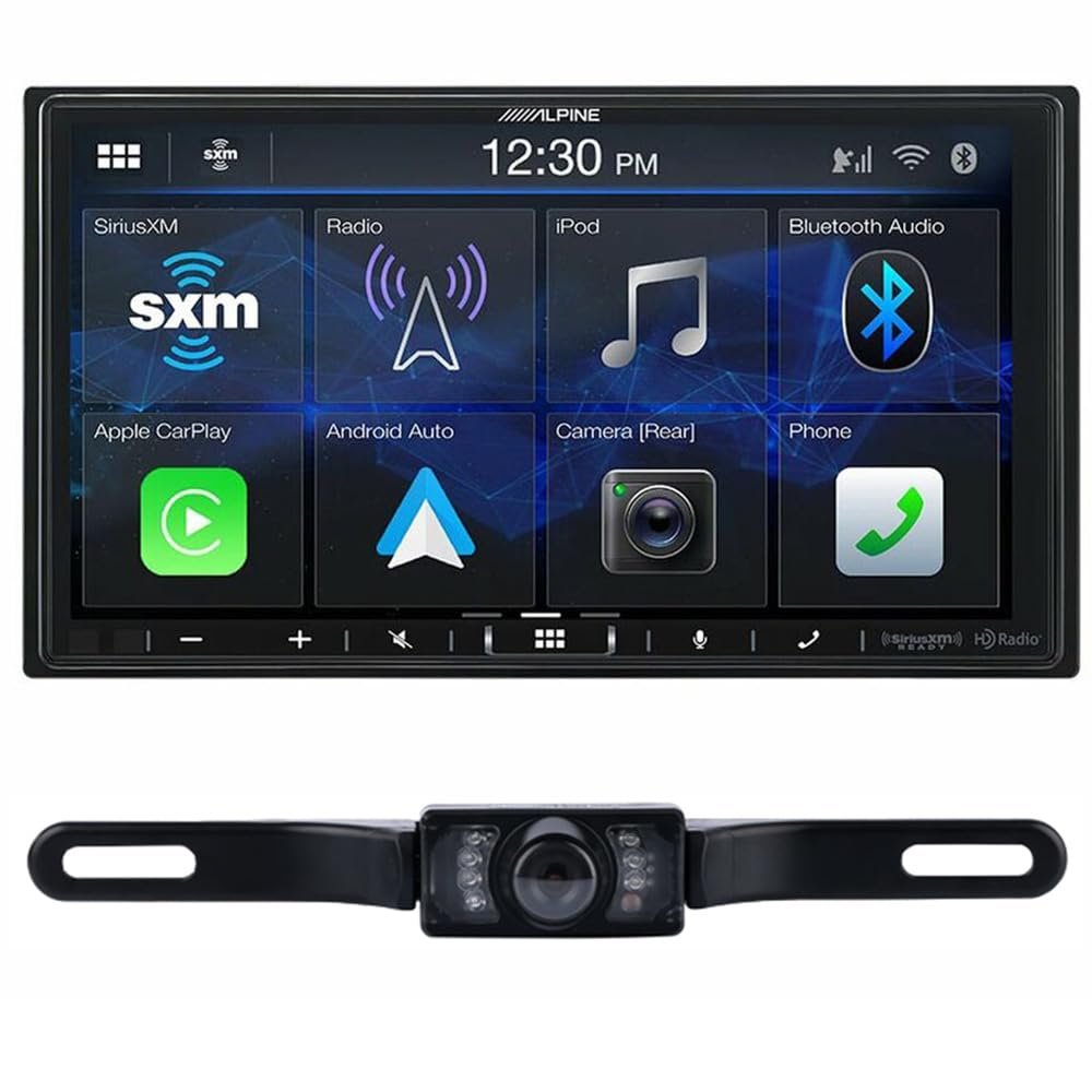 Alpine ILX-407 7" 2 DIN Digital Media Receiver with DICA License Plate Camera
