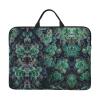 Green Succulent 14in Laptop Case Sleeve Bag Versatile Shoulder Messenger Briefcase, Designed for Business Travel view 1