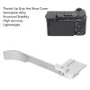 Thumb Up Grip for A6700 Cameras, Metal Thumb Up Rest Hand Grip, Hot Shoe Thumb Grip, for Stable and Hand Hold (Grey) view 3