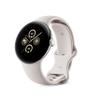 Google Pixel Watch 2 with the Best of Fitbit and Google - Heart Rate, Stress Management, Safety Features - Android Smartwatch - Polished Silver Aluminum Case - Porcelain Active Band - LTE (Renewed) view 1