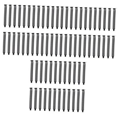 Yardenfun 60pcs Computer Chassis Ventilation Mesh Black Pci Slot Cover Chassis Block for Cases Easy to Install Matx ATX
