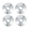 KICHOUSE Speaker Base Pad Set 4pcs Shockproof Isolation Pads Silver Chrome Steel for Speaker Protection view 1