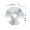 KICHOUSE Speaker Base Pad Set 4pcs Shockproof Isolation Pads Silver Chrome Steel for Speaker Protection view 2